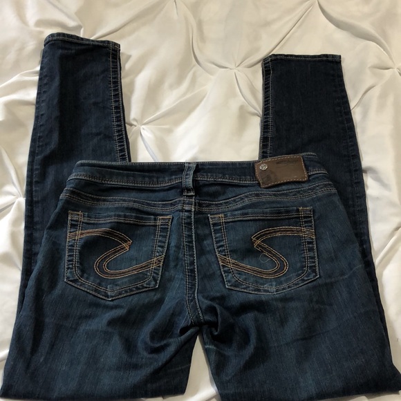 Silver Aiko Skinny Jeans - Picture 5 of 8